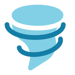 tornado icon for illustration