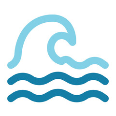 wave icon for illustration