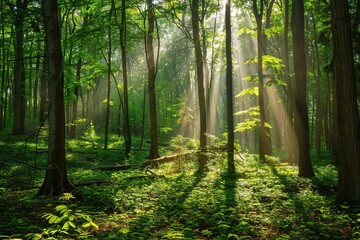 Obraz premium a tranquil forest scene