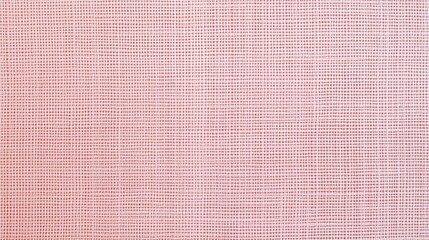 Pink sackcloth or burlap texture close up, natural cotton fabric, unfinished linen cloth textile for crafts. Background eco-friendly design with copy space