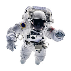 Astronaut on transparent background