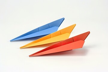 Fototapeta premium paper airplane for children