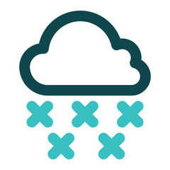 snow icon for illustration