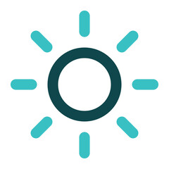 sun icon for illustration