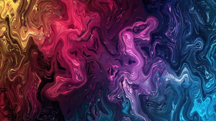 Fototapeta premium Psychedelic background with grainy gradient color texture