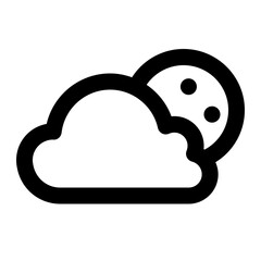 cloud icon for illustration