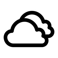 cloud icon for illustration