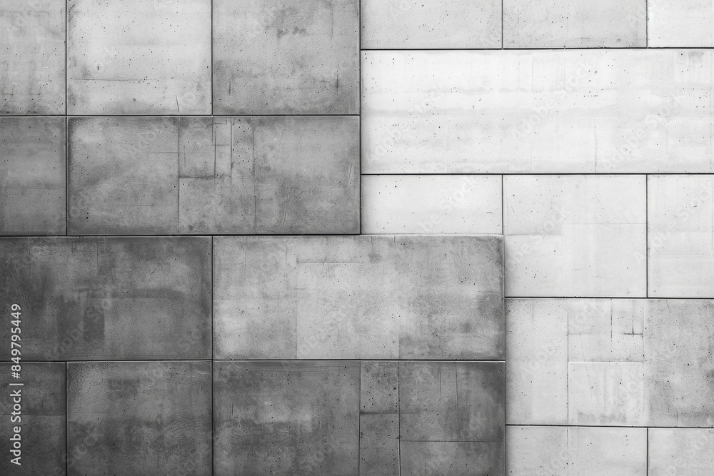 Aufkleber abstract background of a concrete wall with a geometric pattern, showcasing the texture and tones of
