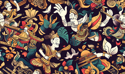 Fototapeta premium cartoon illustrator card or background .