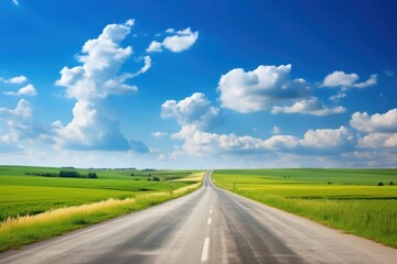 Nature road landscape outdoors.