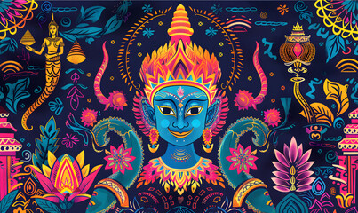 Obraz premium cartoon illustrator card or background .