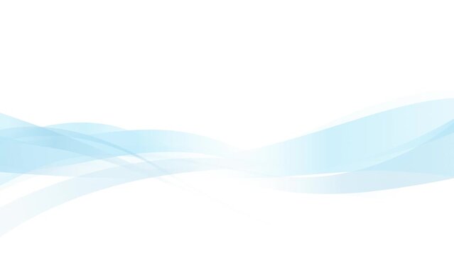 blue waves. Transparent background.loop video background (094)