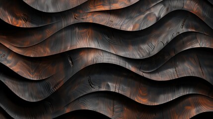 Fototapeta premium Luxury background design, maplewood wood surface. Textured wooden wallpaper 3D render design with copyspace