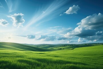 Obraz premium Beautiful landscape nature panoramic outdoors.