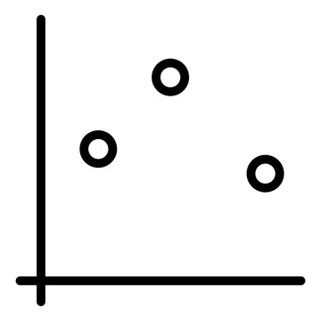 scatter chart icon 