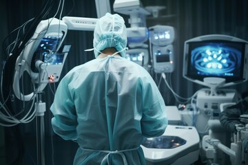 Hospital doctor technology surgeon.