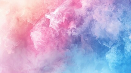 pink and blue pastel background. soft and sweet texture of watercolor clouds for wallpaper and banner.