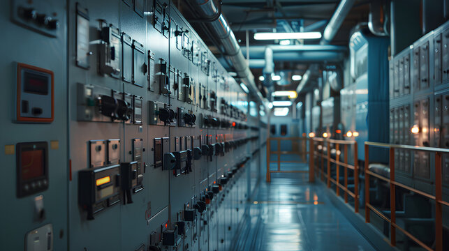 Low voltage switchgear at power plant