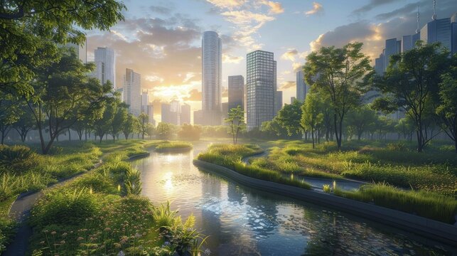 Develop urban streamlining projects to improve city landscapes and promote sustainability in urban areas.