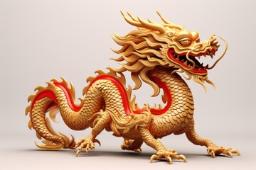 Chinese dragon dinosaur animal chinese new year.