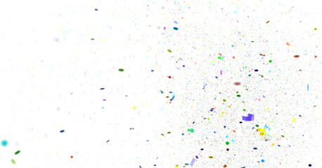confetti png. Gold confetti falls from the sky. Glittering confetti on a transparent background. Holiday,