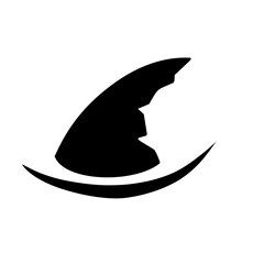 shark fin icon