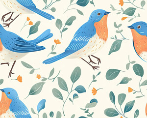 Naklejka premium Seamless graphic resource images