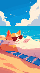 beach and sea