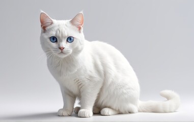 Obraz premium white persian cat