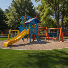 children playground in the park