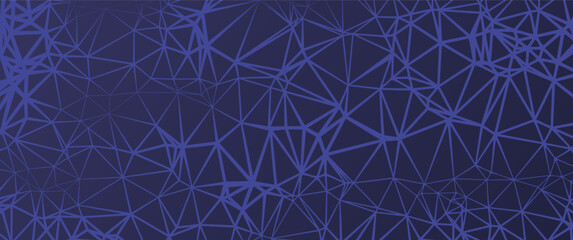 dark blue low poly triangle stripes, crack line vector design for modern background, retro futurism, event banner