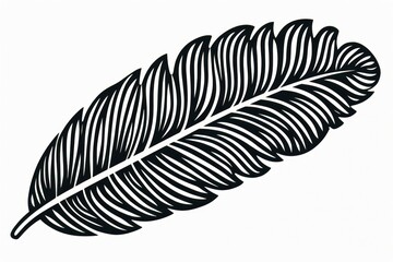 Feather leaf lightweight creativity.