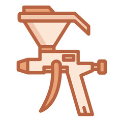 Obraz premium Hopper Gun Icon