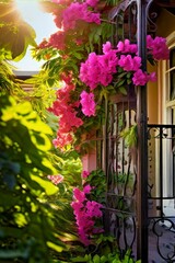 아파트베란다에핀아름다운꽃