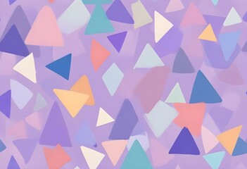 Colorful abstract shapes and lines on a light background, creating a playful and whimsical pattern