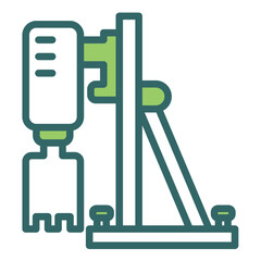 Concrete Core Drill Icon
