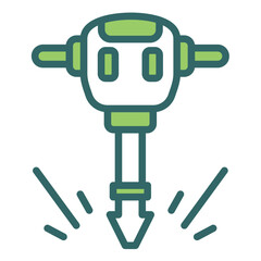 Concrete Hammer Icon