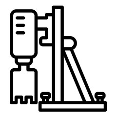 Concrete Core Drill Icon