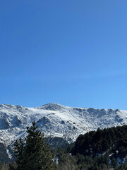 Landscapes of a sunny day in Sierra de Guadarrama, in the comunnity of Madrid, Spain.