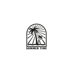 summer logo vector