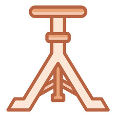 Pipe Threading Stand Icon