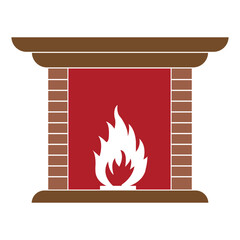 fire place icon design
