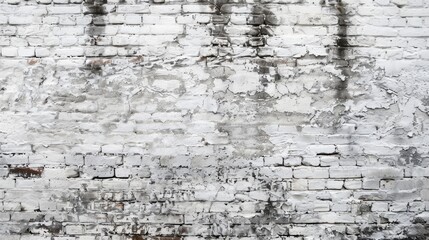 Obraz premium Background of white grunge brick wall