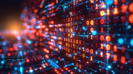 Fototapeta premium Enhancing cybersecurity measures within digital solutions to protect sensitive data concept