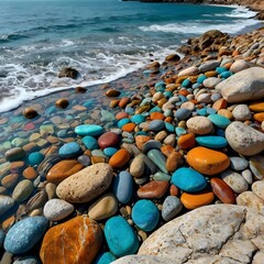 stones on the sea
