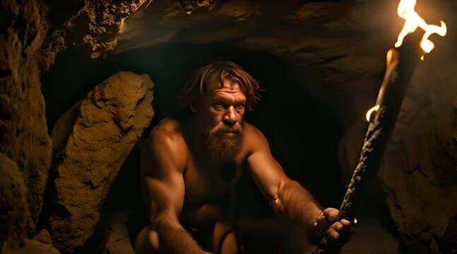 Ancient Torchbearer in the Depths