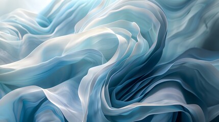 Obraz premium blue silk background