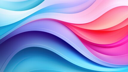 Obraz premium Fluid gradient background with bright and vibrant colors, smooth and seamless,
