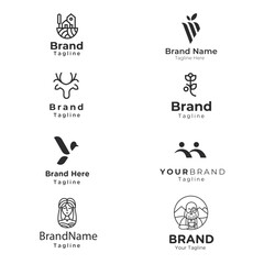Simple Modern logo Design
contain many simple logo 