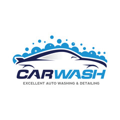 Car Wash and Detailing Logo Vector
